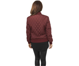 Klassische Marke Urban Classics Ladies Diamond Quilt Preisvergleich ab € burgundy Jacket 33,99 Nylon | (TB806-00606-0042) bei