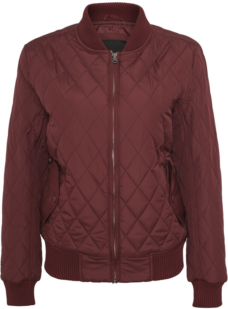 Urban Classics Ladies Diamond Quilt bei burgundy 33,99 € | Nylon Jacket Preisvergleich (TB806-00606-0042) ab