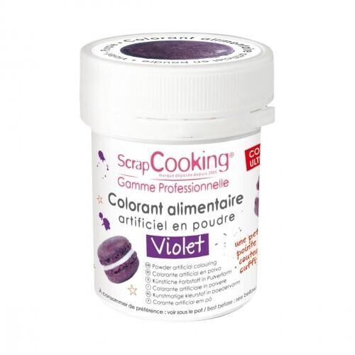 ScrapCooking Colorant alimentaire en poudre violet (5 g)