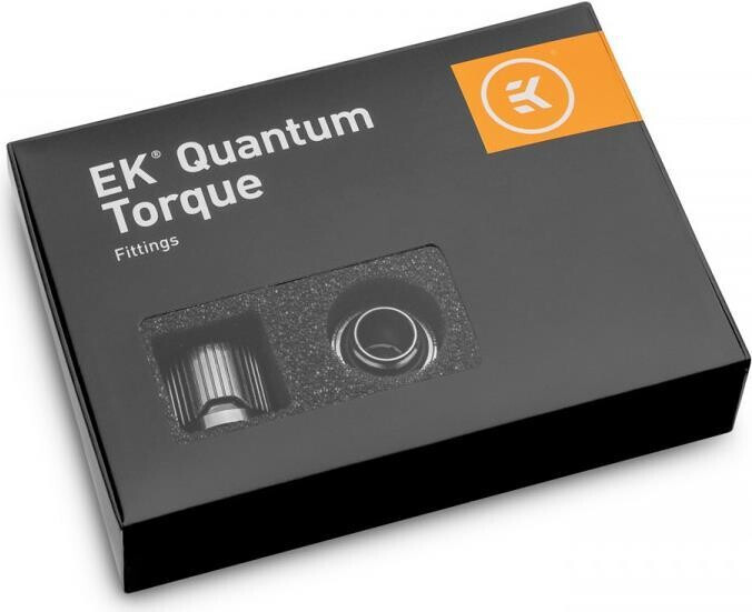 EKWB EK-Quantum Torque 6-Pack HTC 12 - Black Nickel