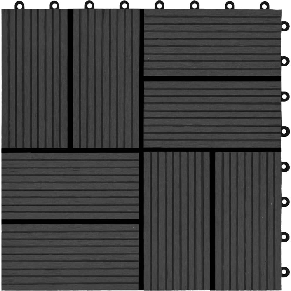 vidaXL WPC design 3 30 x 30 cm (277808)