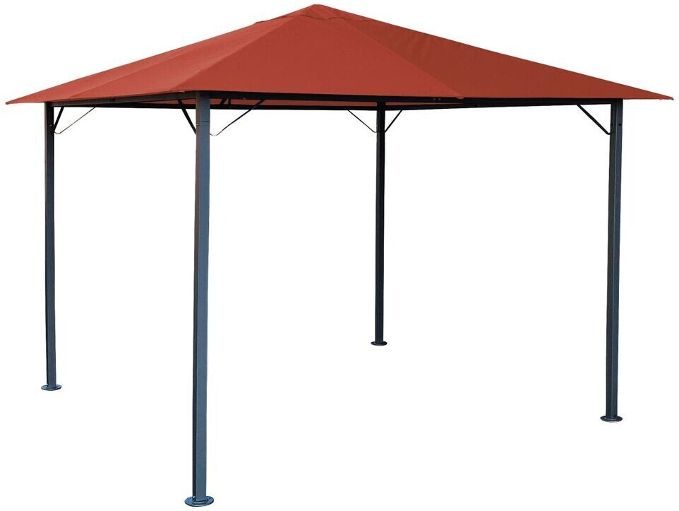 QUICK STAR Pavilion Tent Roof Nizza 300 x 300 cm Terra