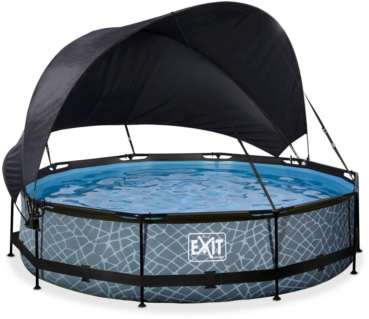 Exit Toys Pool Ø 360x76 cm with Pump Stone (30.35.12.00)