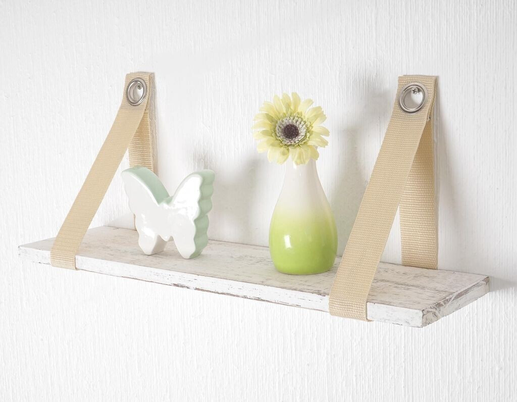 Mendler Vire 27x50cm Shabby-Look weiß