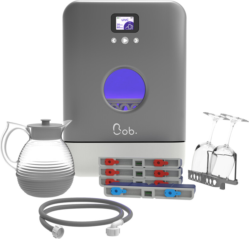 Daan.Tech Mini lave-vaisselle Bob gris