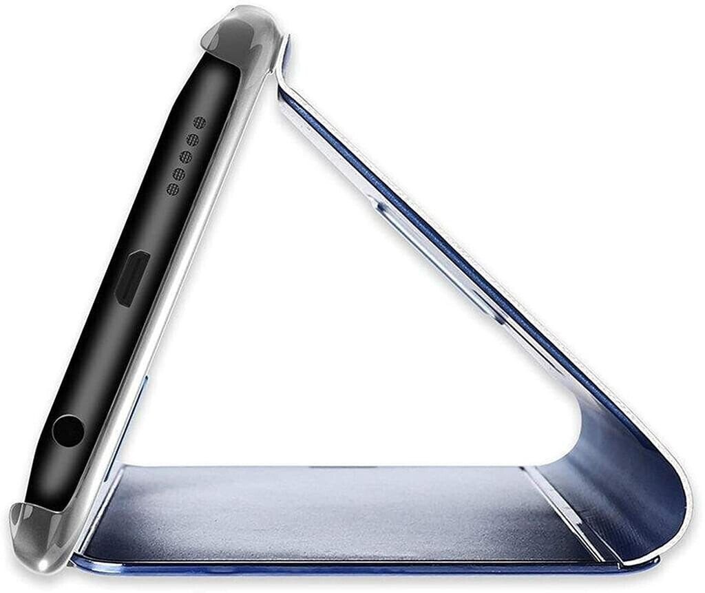 Wigento Handyhülle Für Samsung Galaxy S24 Ultra View Spiegel Smart