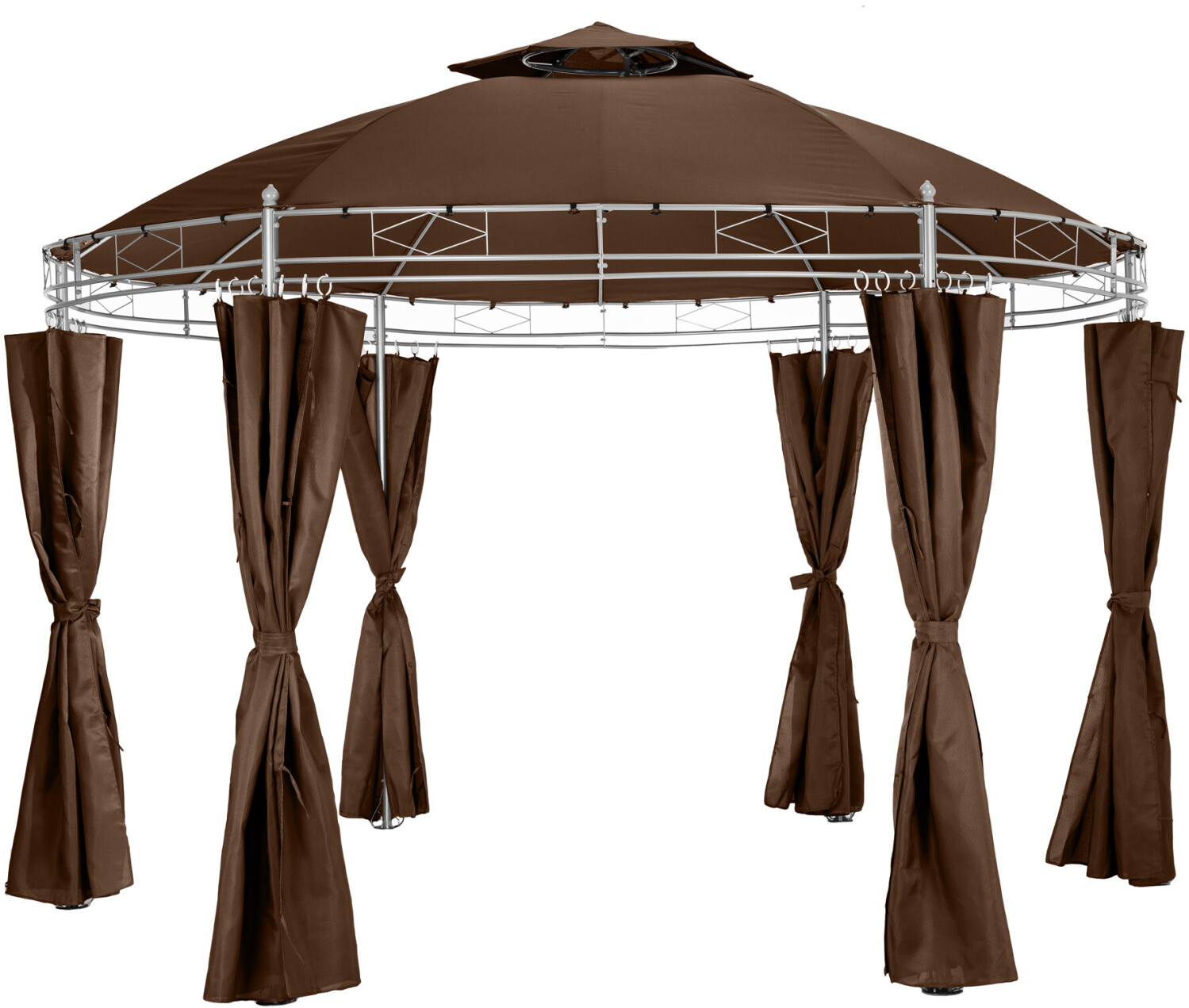 TecTake Siana 350 x 350 cm Brown
