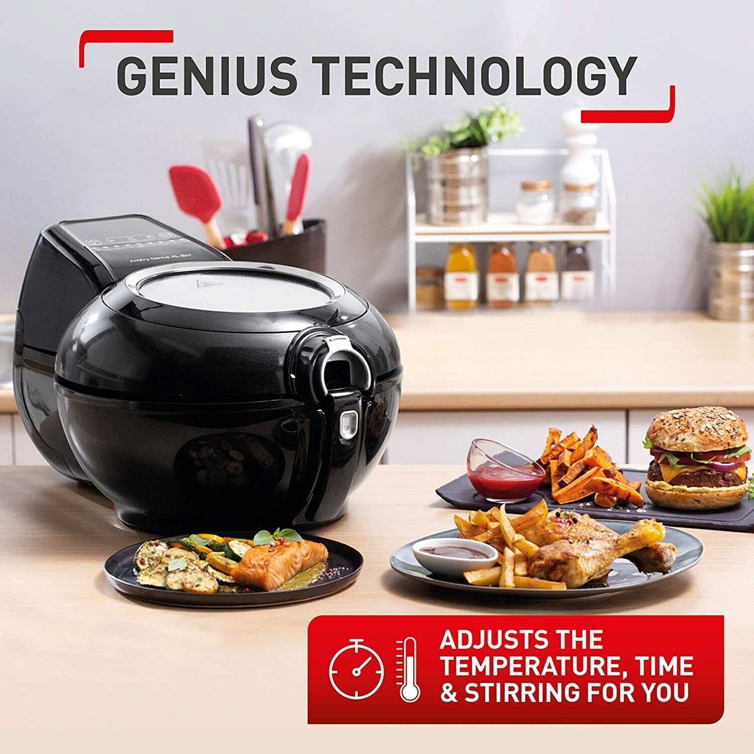 Buy Tefal ActiFry Genius XL Air Fryer AH960840 from 474.99 Today Best Deals on idealo
