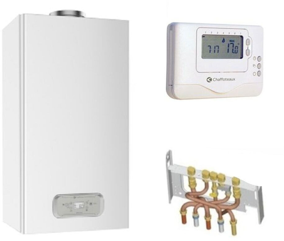 Chaffoteaux Inoa 24 kw VMC, kit complet avec thermostat filaire
