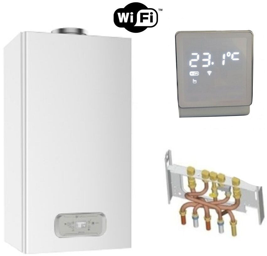 Chaffoteaux Inoa 24 kw VMC, kit complet avec thermostat connecté