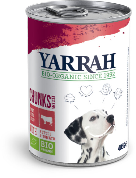 Yarrah Organic Dog Food Chunks with Chicken & Beef