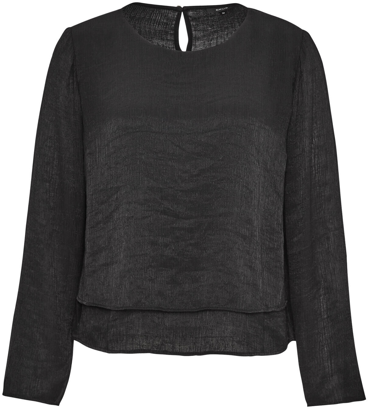 Opus Crashblouse Flisse black