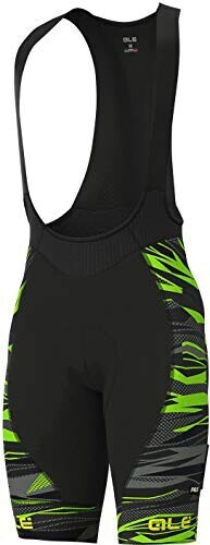 Alé Cycling PRR Rock Bib Shorts Men black/fluo green (2021)