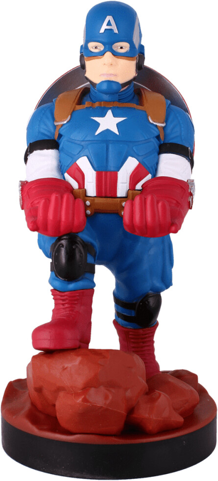 Exquisite Gaming Cable Guys - Marvel Captain America - Phone & Controller Holder