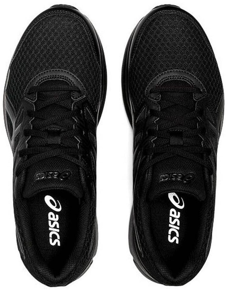 black asics trainers