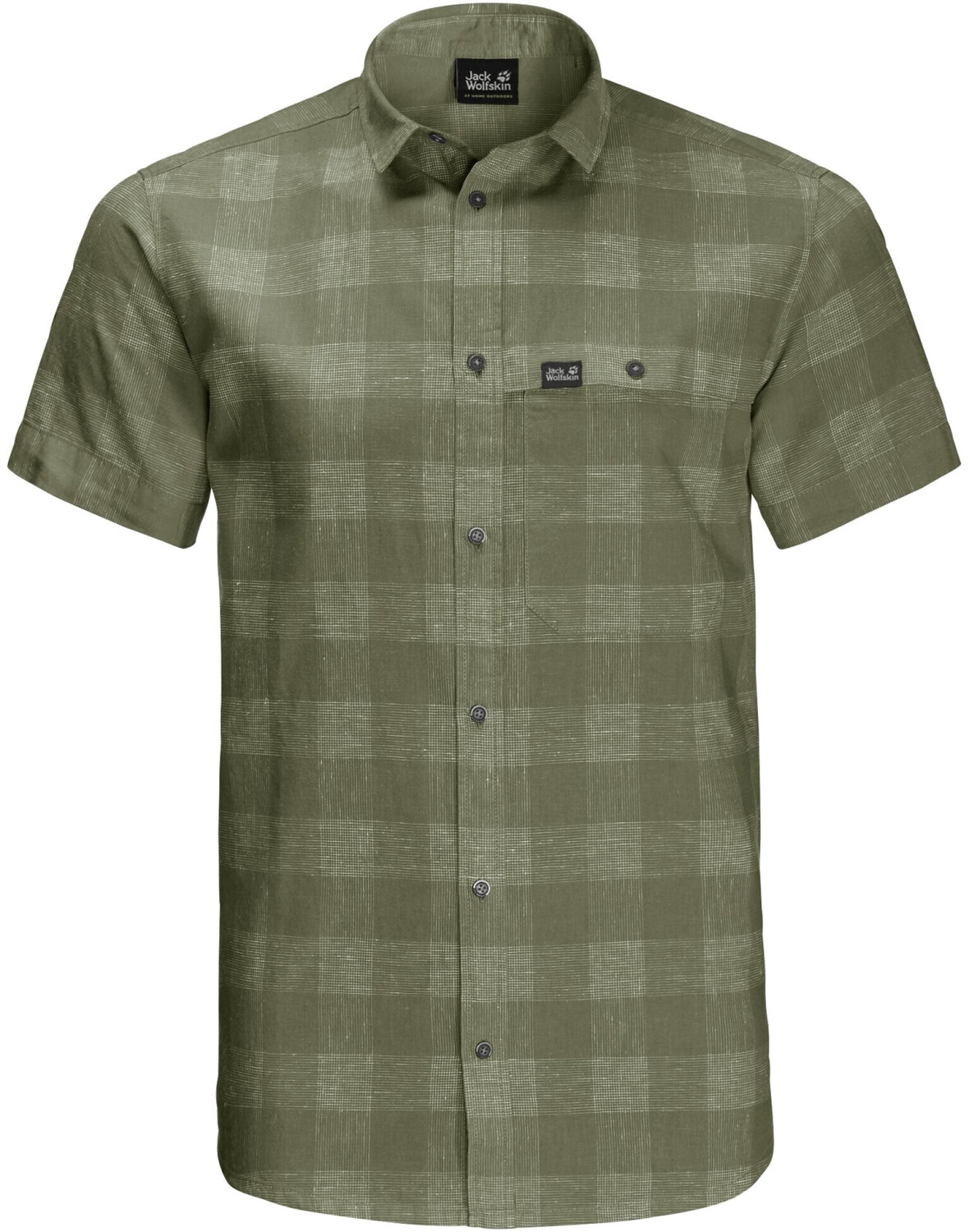 Jack Wolfskin Highlands Shirt M (1403411) light moss checks