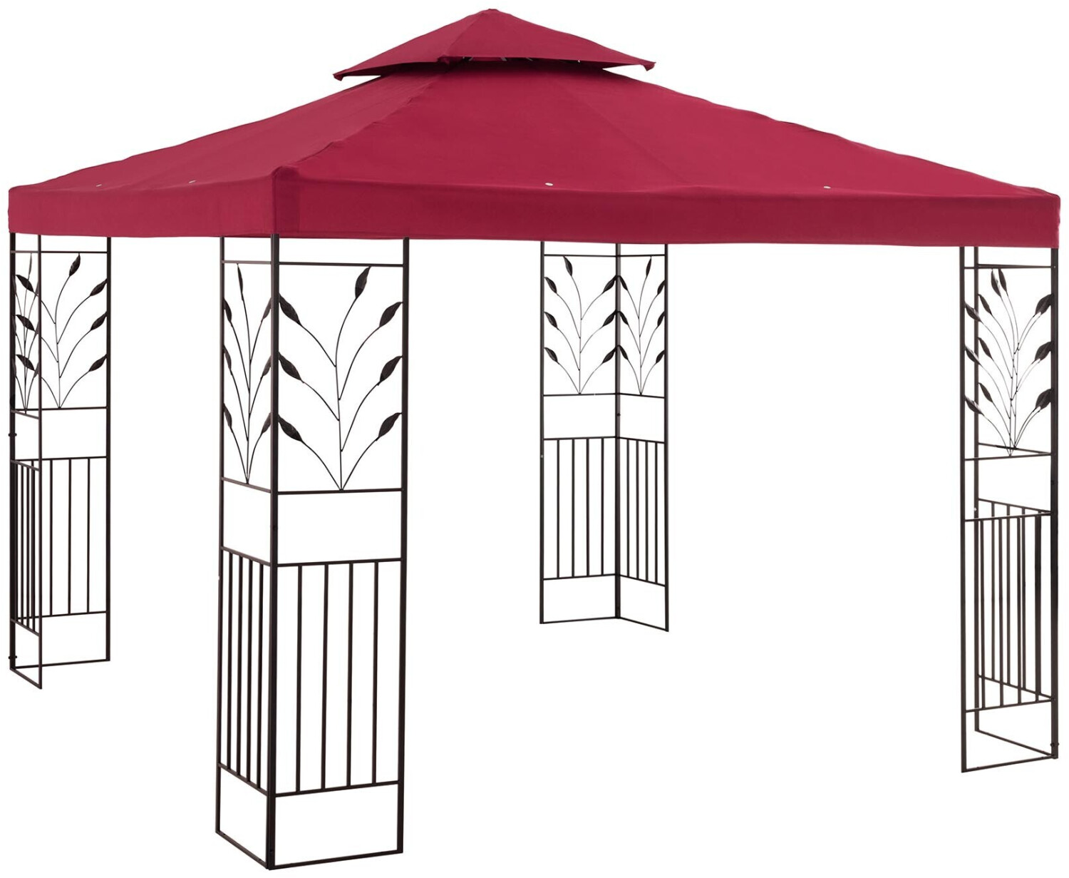 Uniprodo Garden Pavilion 300 x 300 cm Red