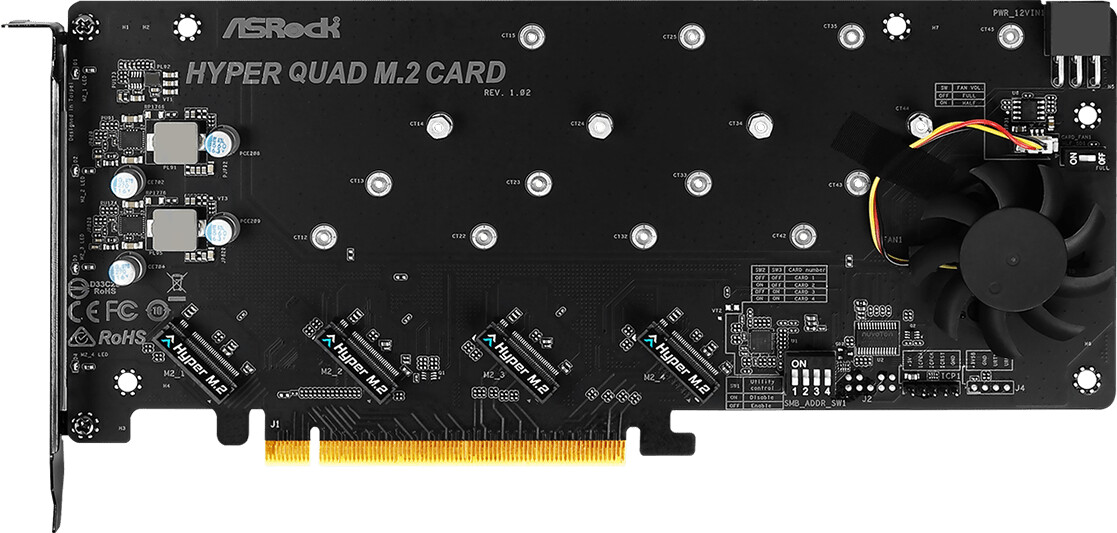 Asrock Hyper Quad M.2 Card