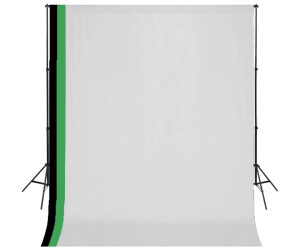 Fotostudio Set mit Hintergrundstativ Stoff 3x5m 300x500 cm grün 