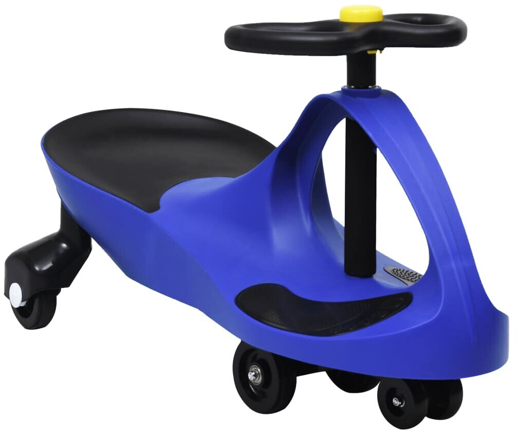 vidaXL children vehicle wobble car with Horn blue
