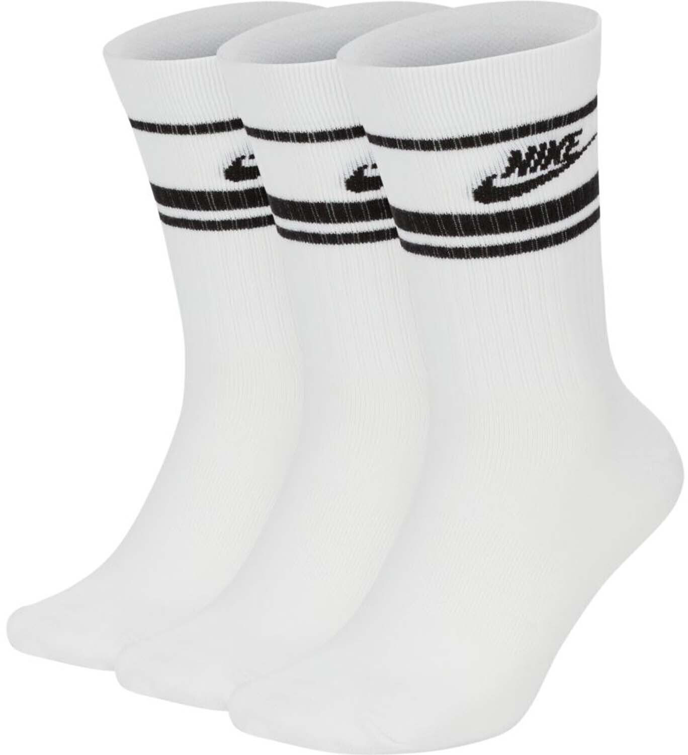 Buy Nike Sportswear Essential Socks (CQ0301) white/black from £17.00