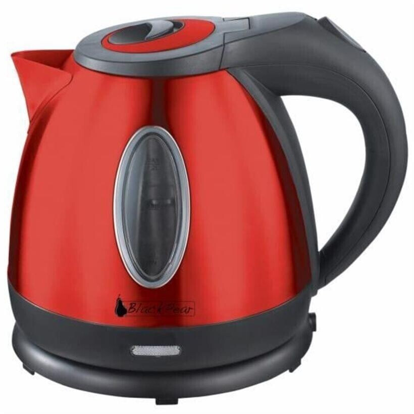 BlackPear 1.2L Cordless Stainless Kettle - Red