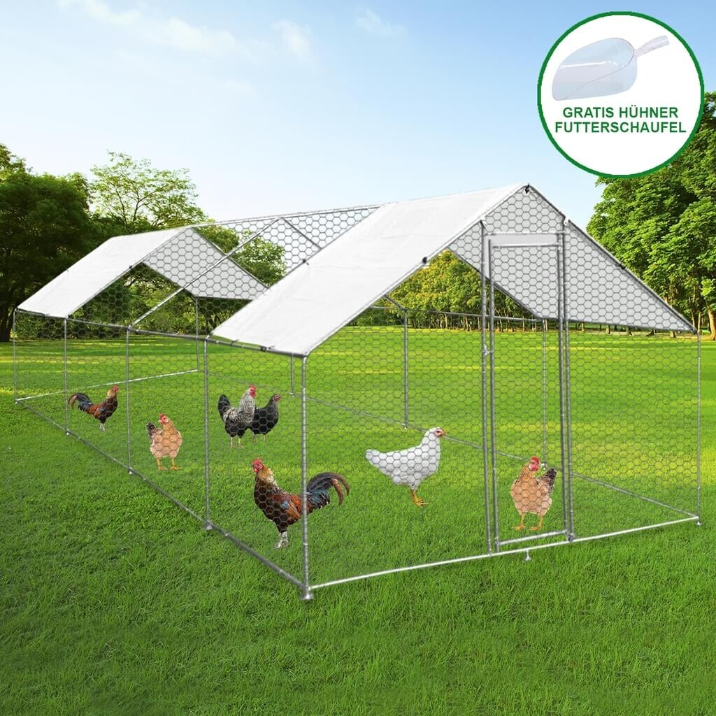 MonsterShop Enclos poulailler 4 x 6 x 2 m (25949)