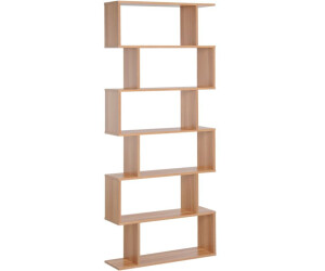 HomCom Bücherregal 23x80x192cm Ahorn (833-382BN)
