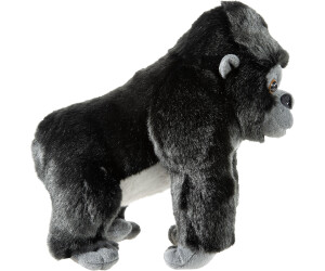 Kuscheltier Gorilla 18 cm Plüsch schwarz 