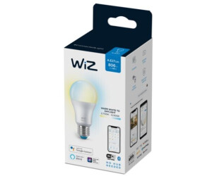 WiZ ampoule LED Connectée couleur E27, Wi-FI, équivalent 60W, 806 lumen,  fonctionne avec Alexa, Google Assistant et Apple HomeKit