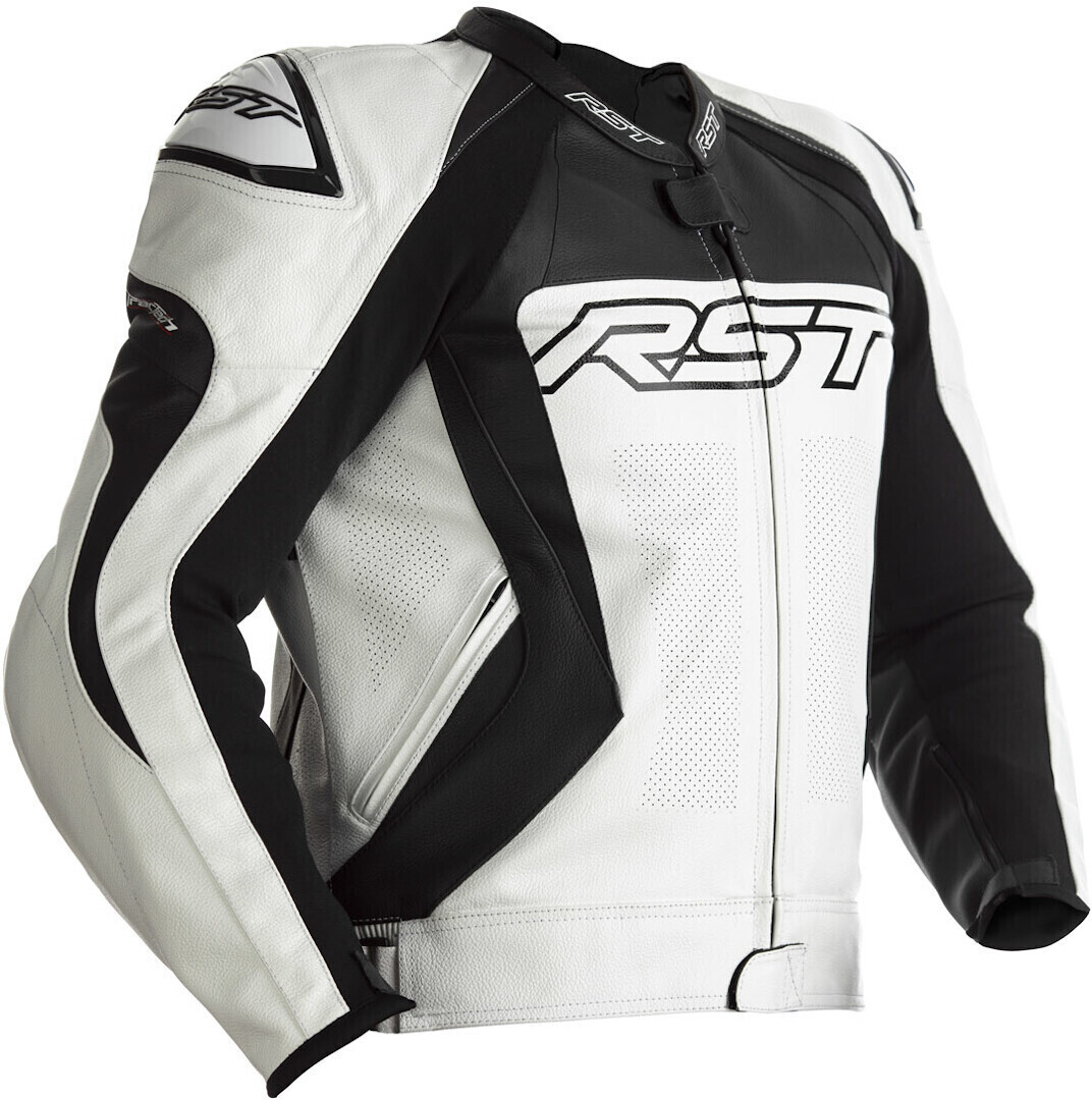 RST Tractech EVO 4 Lether Jacket white/black