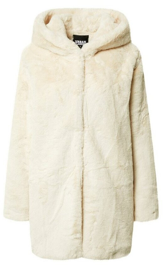 Urban Classics Ladies Hooded Teddy Coat (TB2375-00555-0037) offwhite