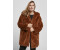 Urban Classics Ladies Hooded Teddy Coat (TB2375-00786-0037) toffee