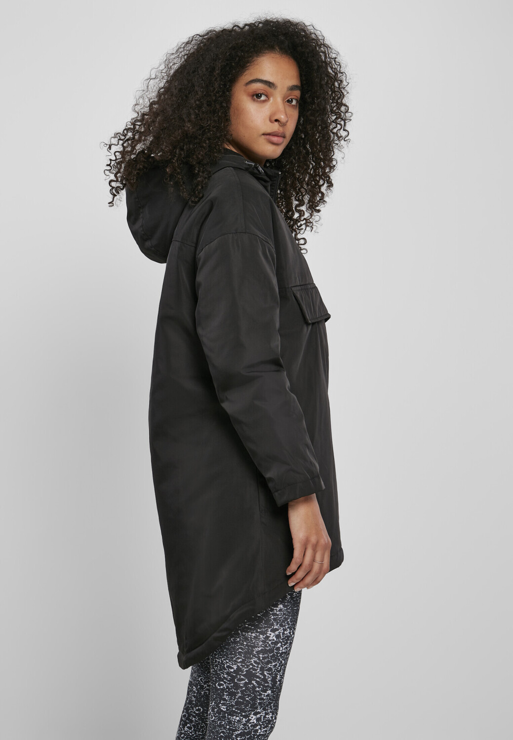 schwarz 29,90 Oversized bei Over € Long | Classics Ladies (TB3787-00007-0037) ab Urban Preisvergleich Jacket Black Pull