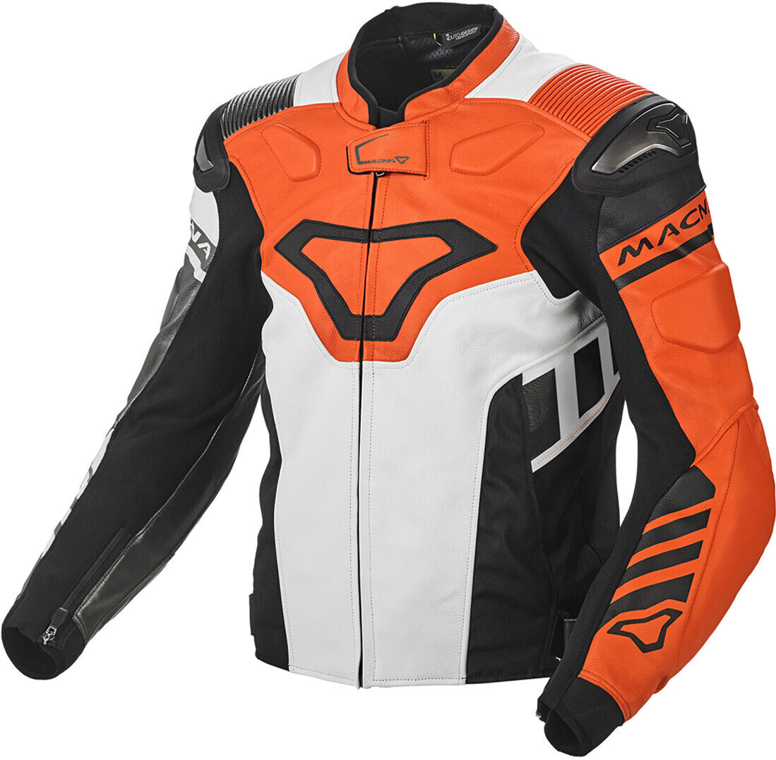 Macna Tracktix Jacket black/white/orange