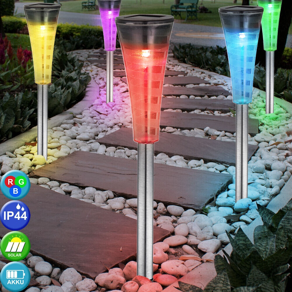 ETC Shop Set of 15 rgb led solar plug-in lamps
