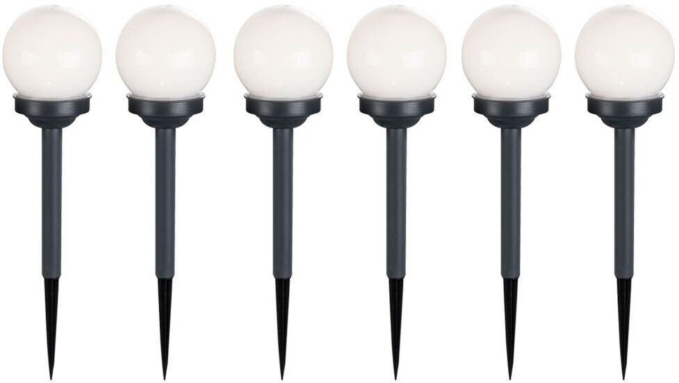 ETC Shop 6x led solar plug-in lights balls 10cm
