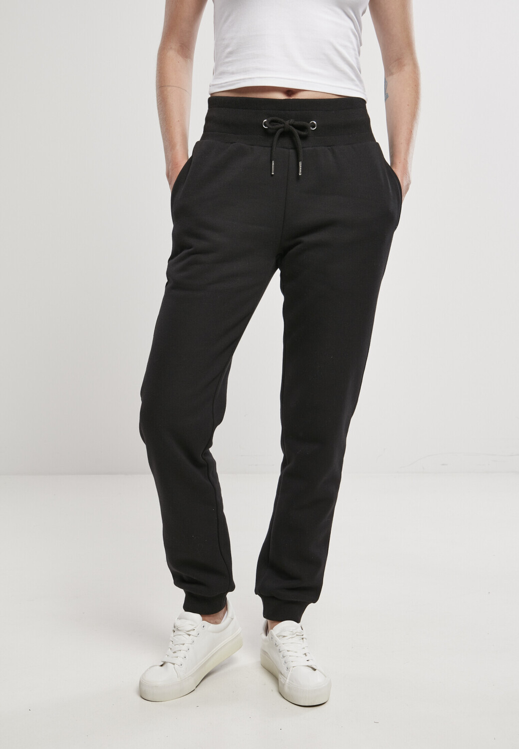 Urban Classics Ladies 32,99 Waist Preisvergleich | € High Black (TB4086-00007-0037) Pants Sweat Organic schwarz bei ab