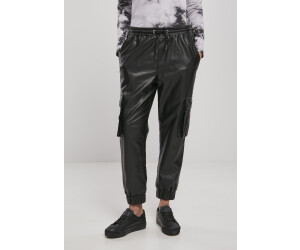 Urban Classics Ladies Faux schwarz Cargo Black | Leather Pants ab 32,99 € Preisvergleich bei (TB3983-00007-0039)