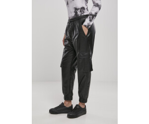 Urban Classics Ladies Faux Leather 32,99 Cargo | Preisvergleich bei schwarz Pants € Black (TB3983-00007-0039) ab