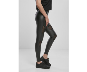 Urban Classics Ladies Tech Mesh Faux Leather Leggings Black  (TB4004-00007-0037) schwarz ab 23,99 € | Preisvergleich bei