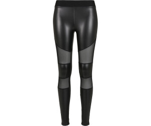 Urban Classics Ladies Tech Mesh Faux Leather Leggings Black  (TB4004-00007-0037) schwarz ab 23,99 € | Preisvergleich bei