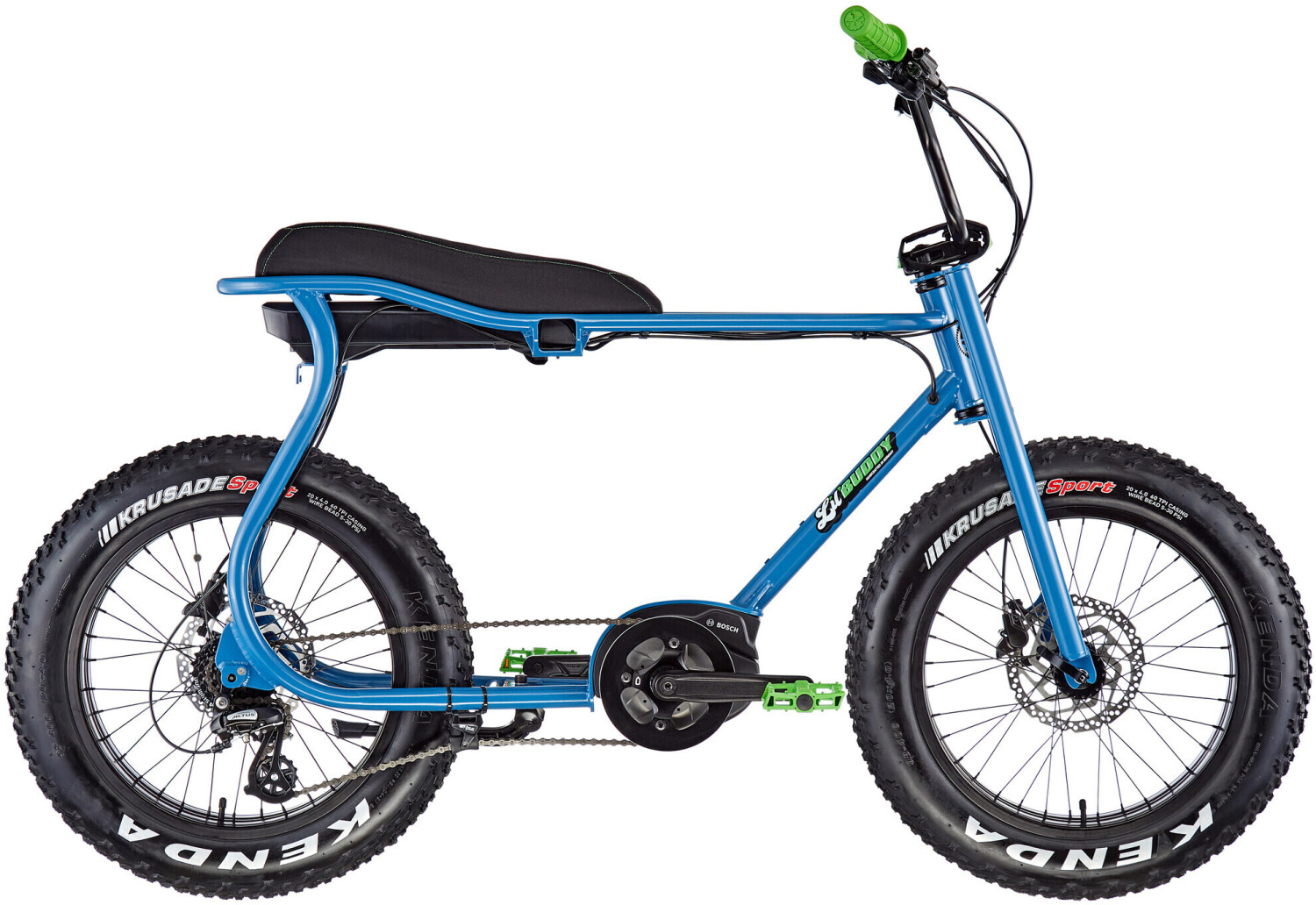 Ruff-Cycles Lil'Buddy Bosch Active Line 300Wh blue/green (2021)