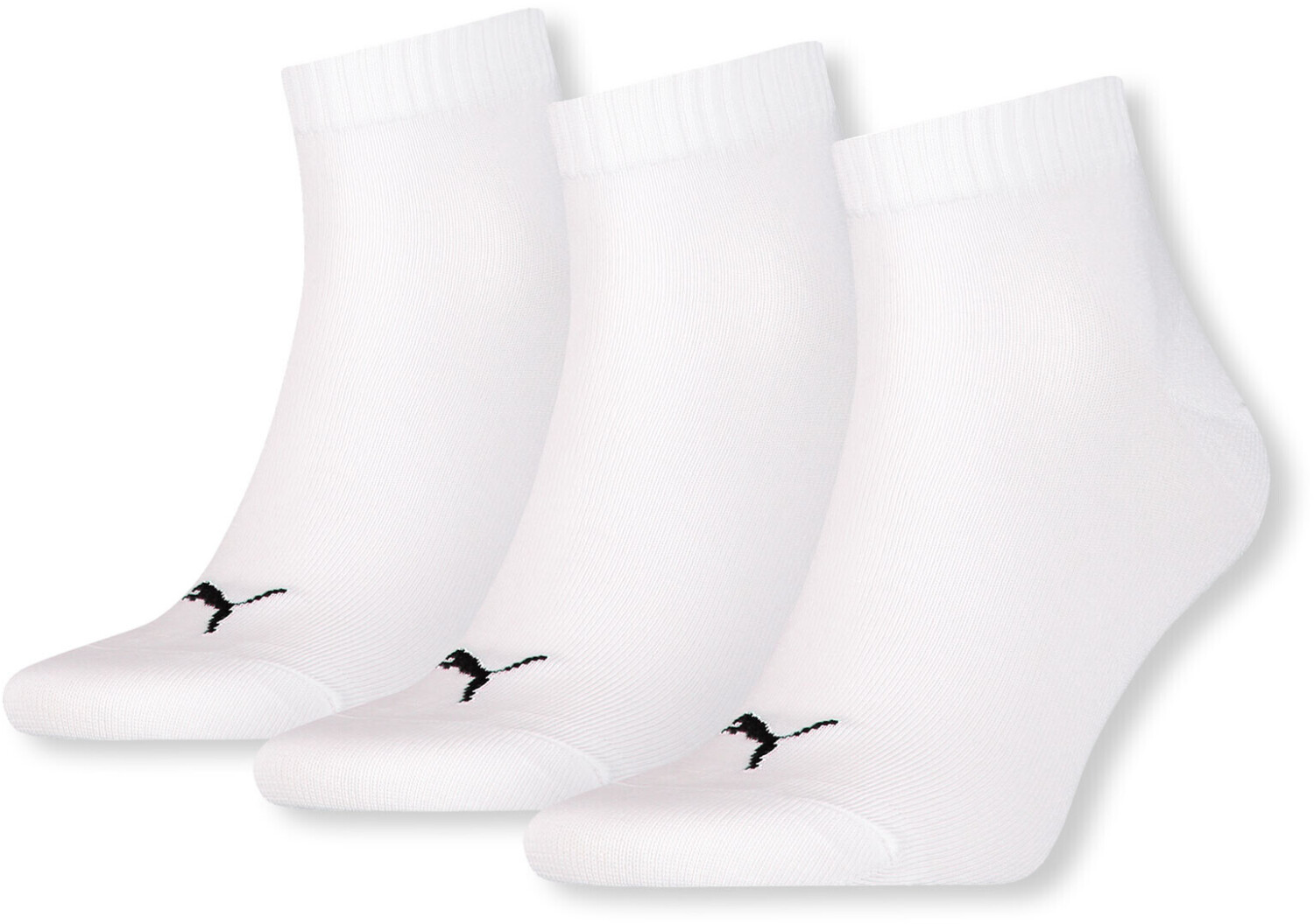 Buy Puma Quarter Socks 3-Pack (271080001) white from £5.90 (Today