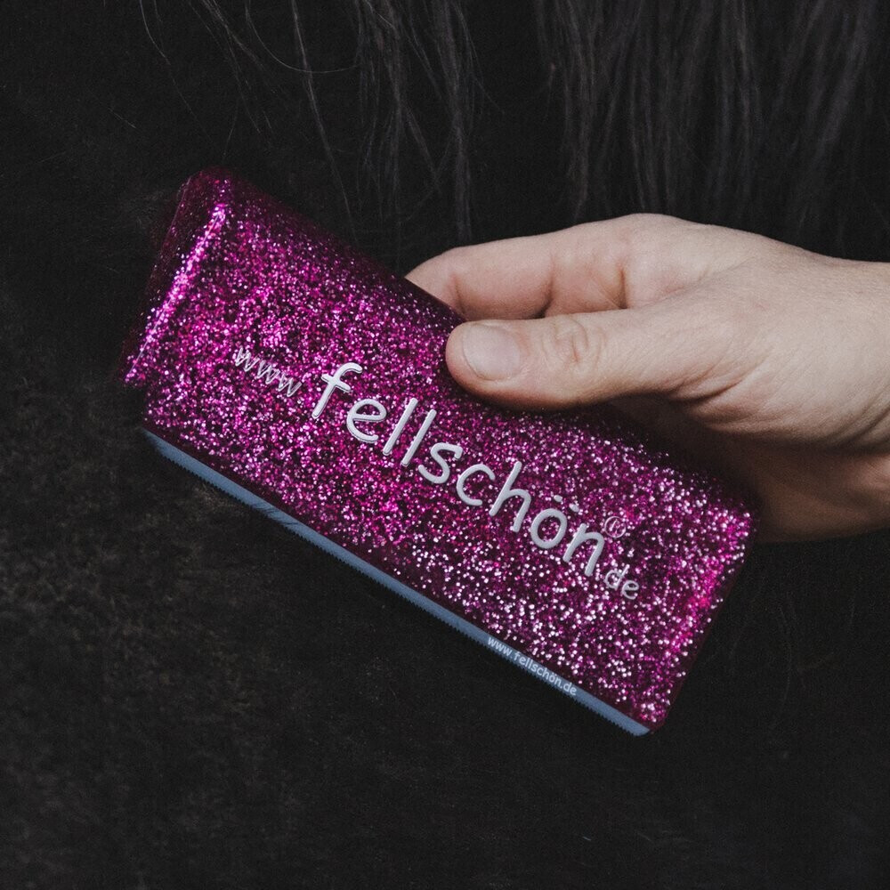 Fellschön Coat Change Helper Plastic Glitter Pink