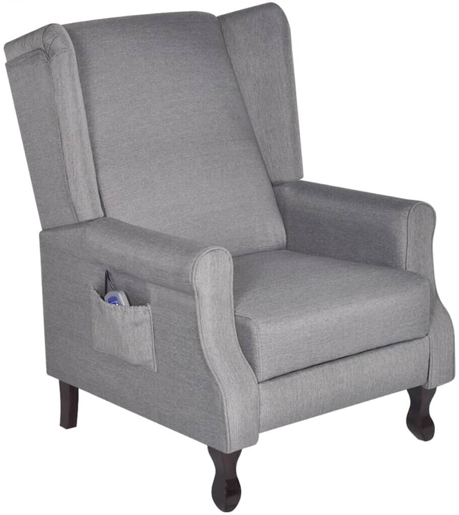 vidaXL Massage Seat grey