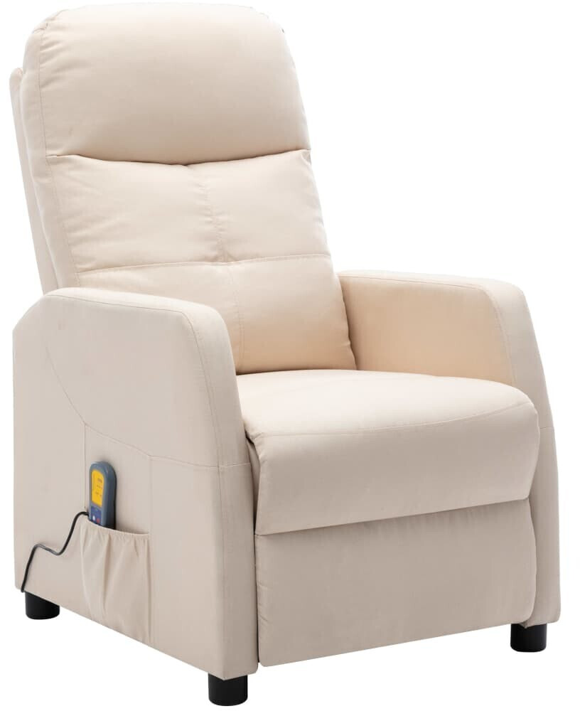 vidaXL Massage Seat Fabric cream (289835)