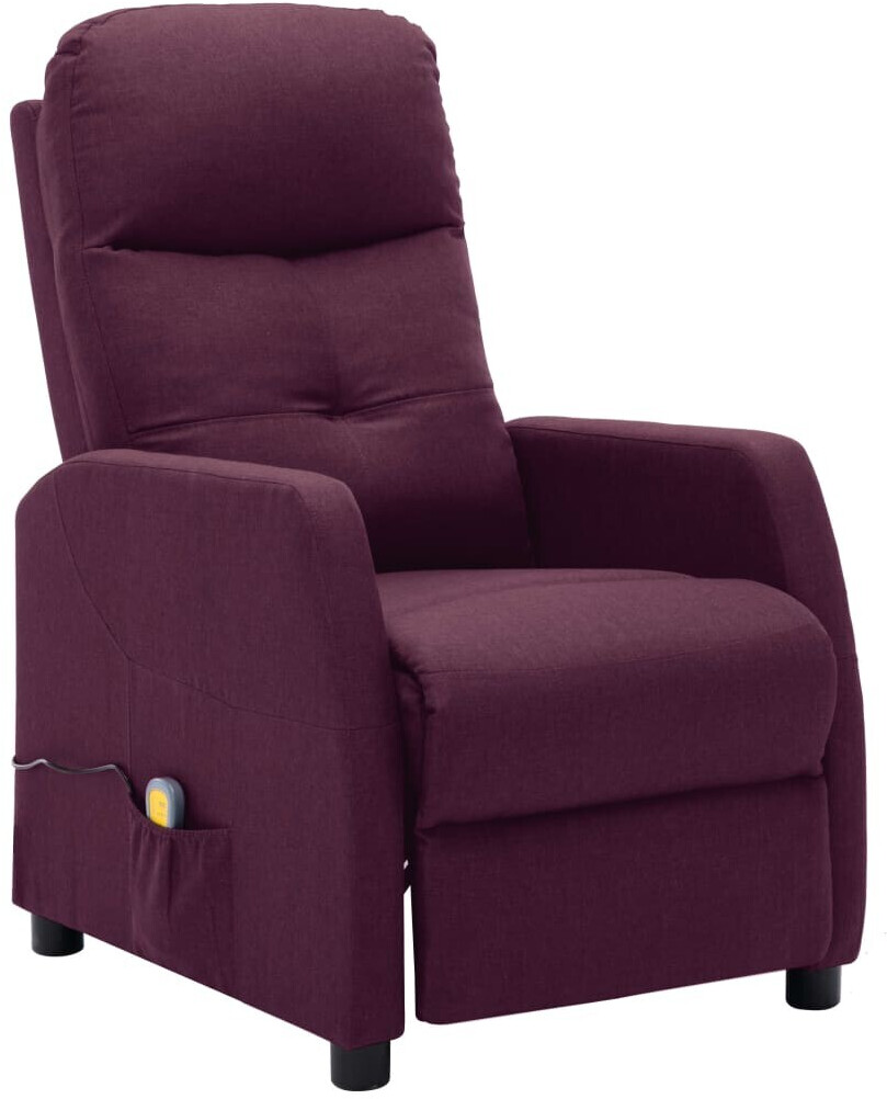 vidaXL Massage Seat Fabric purple (289833)