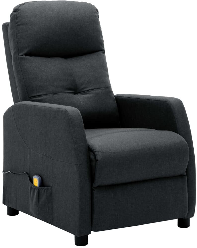 vidaXL Massage Seat Fabric dark grey (289827)