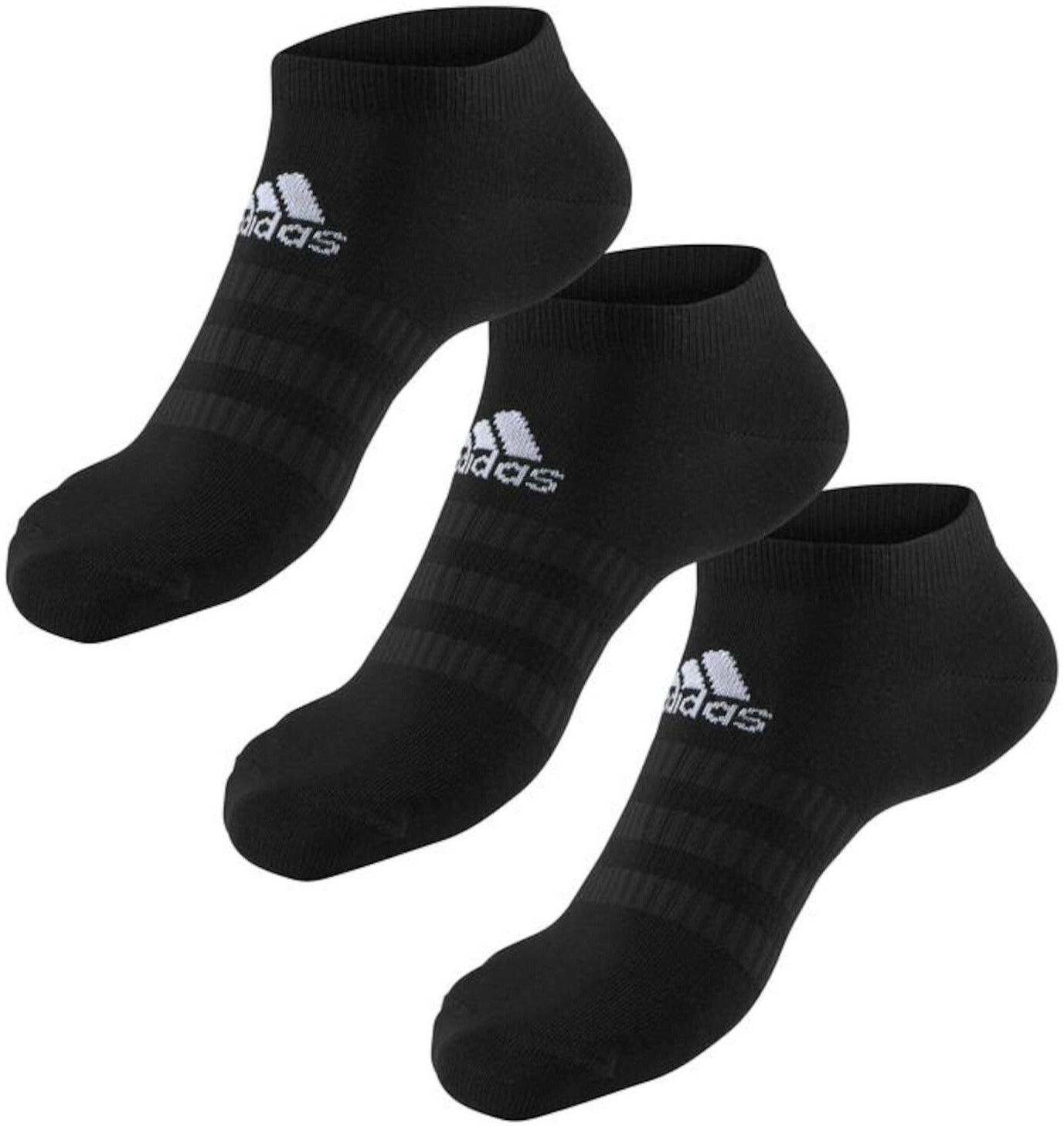 Adidas Basketball Low-Cut Socks 3 Pairs black/black/black (DZ9402)